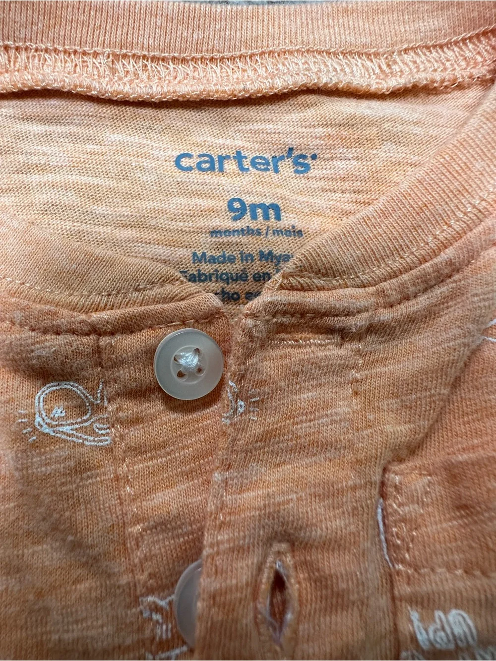 Carters 3 piece sleeveless bodysuits lot. Size 9m